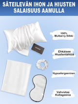 [Valkoinen] SilkSilky-FI 19Momme Pure Silk Pillowcase Set 002