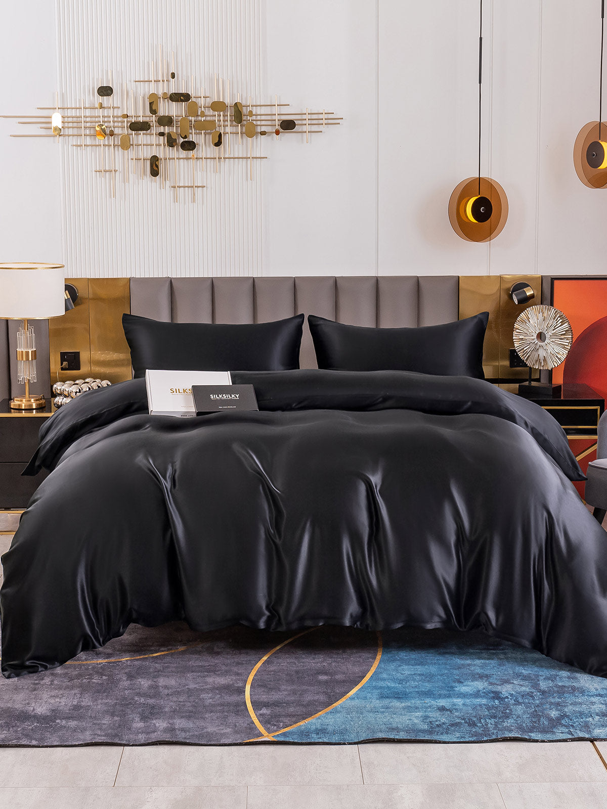 [Musta] SilkSilky-FI 19Momme Bedding Set 002