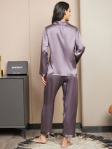 [Purppuranharmaa] SilkSilky-FI Long Sleeve Notkokaulus Naisten Pyjamat 002