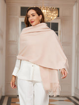[Beige] SilkSilky-FI Villa Huivi 002