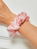 SilkSilky FI 19Momme Pure Silk Scrunchie Pinkki 001