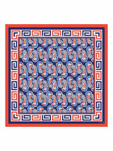 [Laivastonsininen Merihevonen] SilkSilky-FI Scarf 001