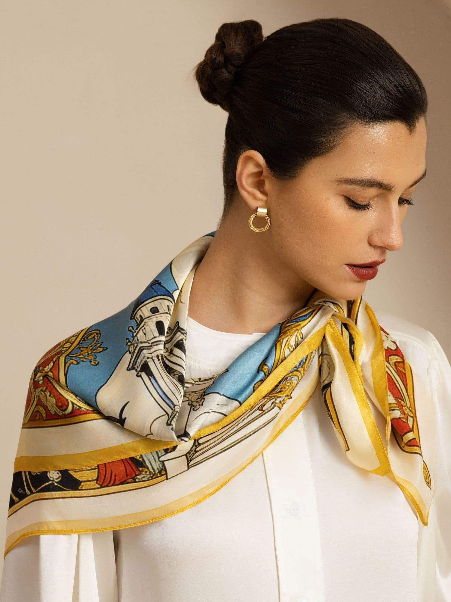 [P107] SilkSilky-FI Pure Silk Scarf 003