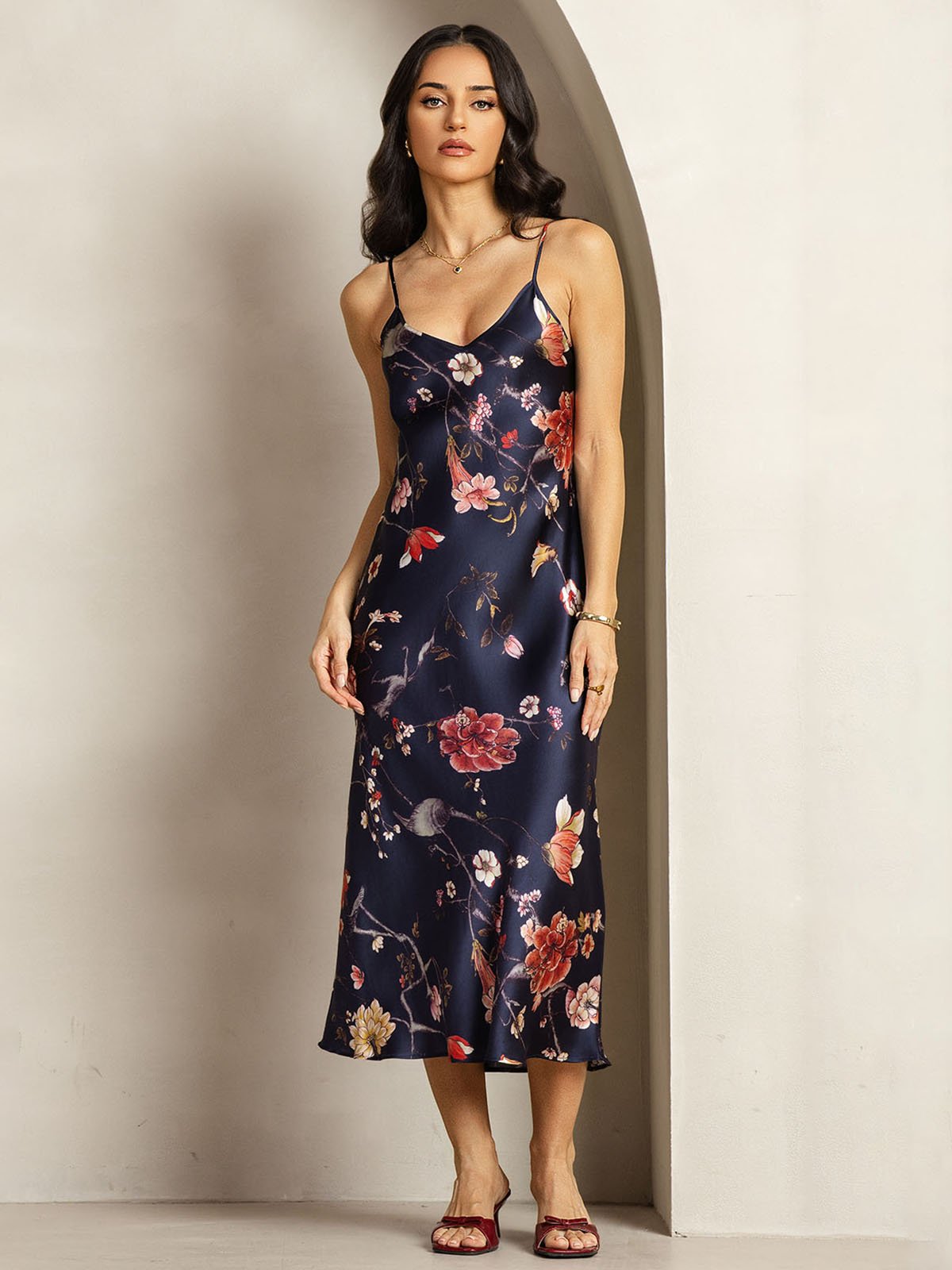 [LaivastoKukka] SilkSilky-FI 19Momme Dress 001