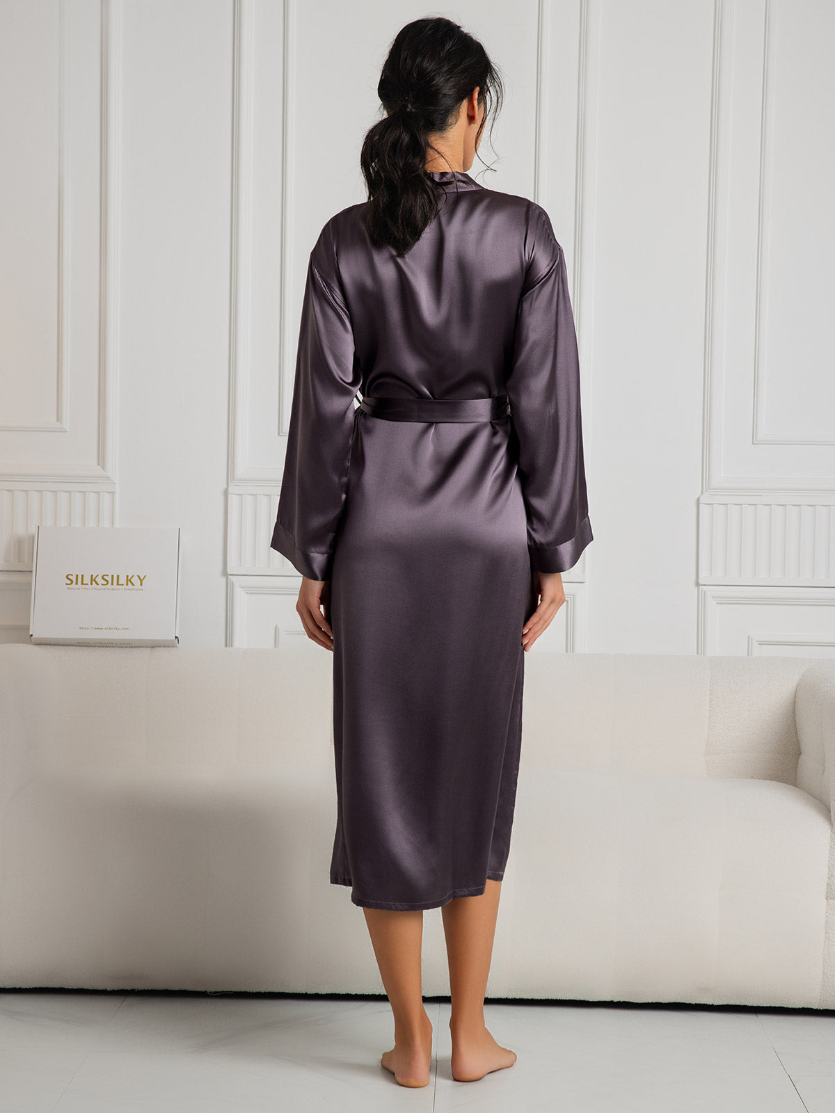[Purppuranharmaa] SilkSilky-FI Wrap Naisten Aamutakki 002