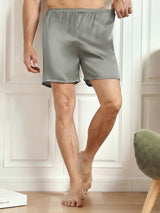 [Harmaanvihreä] SilkSilky-FI Men's Sleep Shorts 001