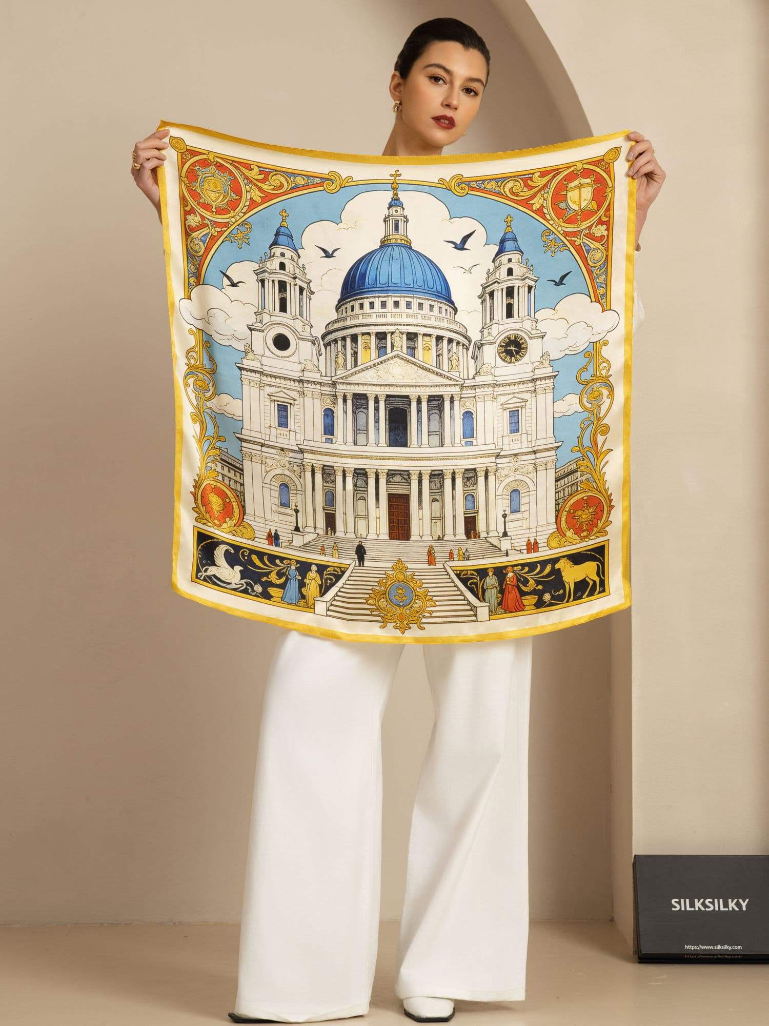 [P107] SilkSilky-FI Pure Silk Scarf 002