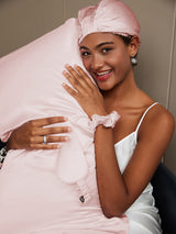 [Vaalean Mauve] SilkSilky-FI 19Momme Pillowcase Set 003
