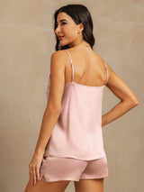 [Persikkaiho] SilkSilky-FI 19Momme Camisole Set 002
