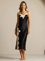 [Musta] SilkSilky-FI Nightgown 003,