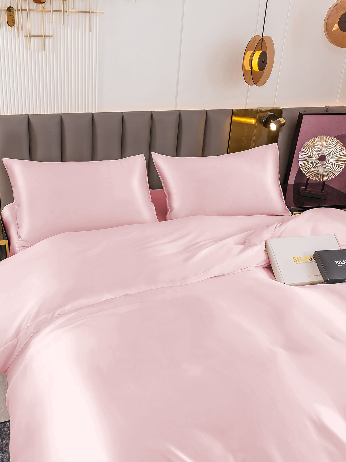 [Pinkki] SilkSilky-FI 19Momme Bedding Set 003