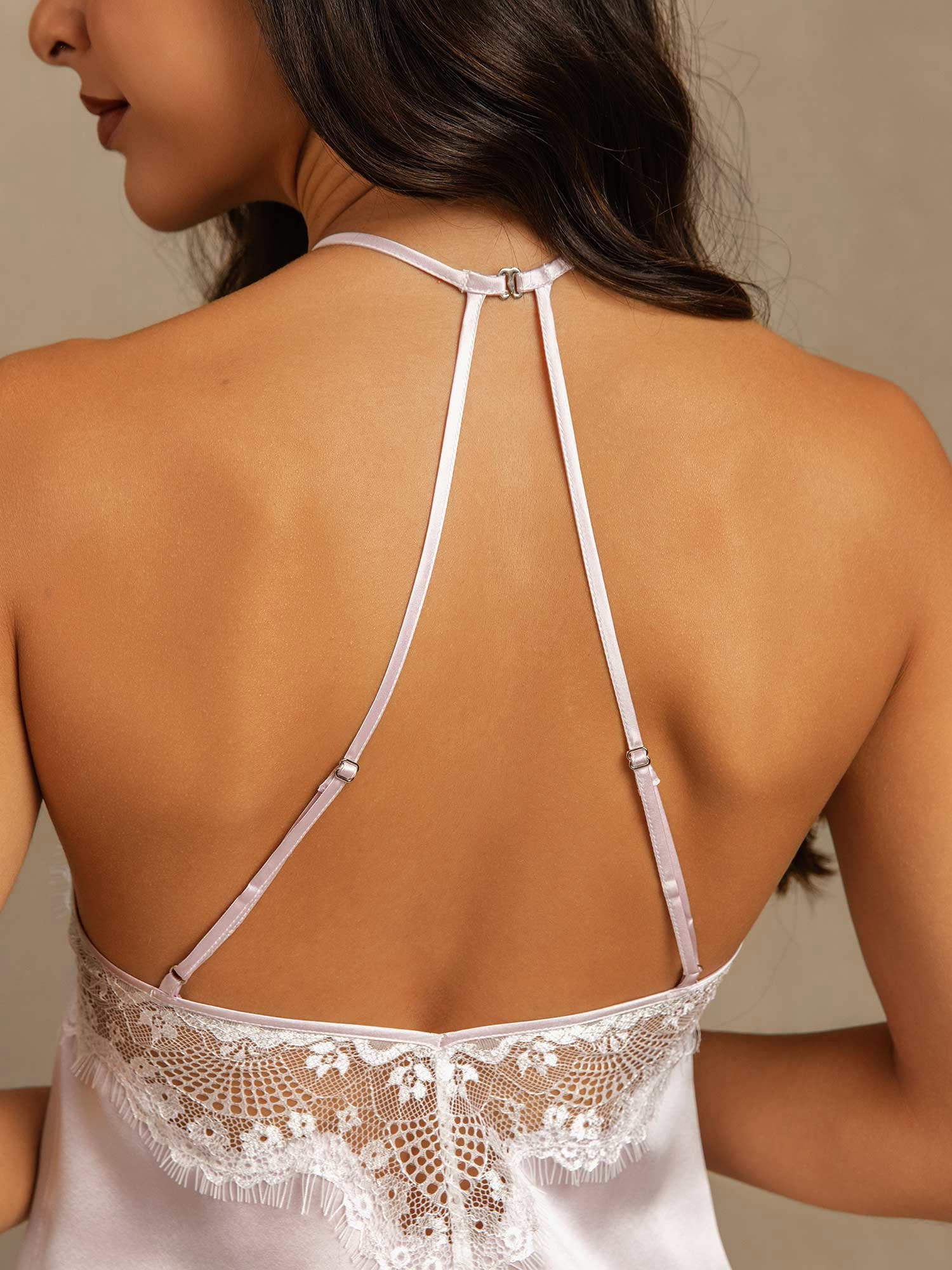 [Laventeli] SilkSilky-FI Sleeveless Camisole Set 006