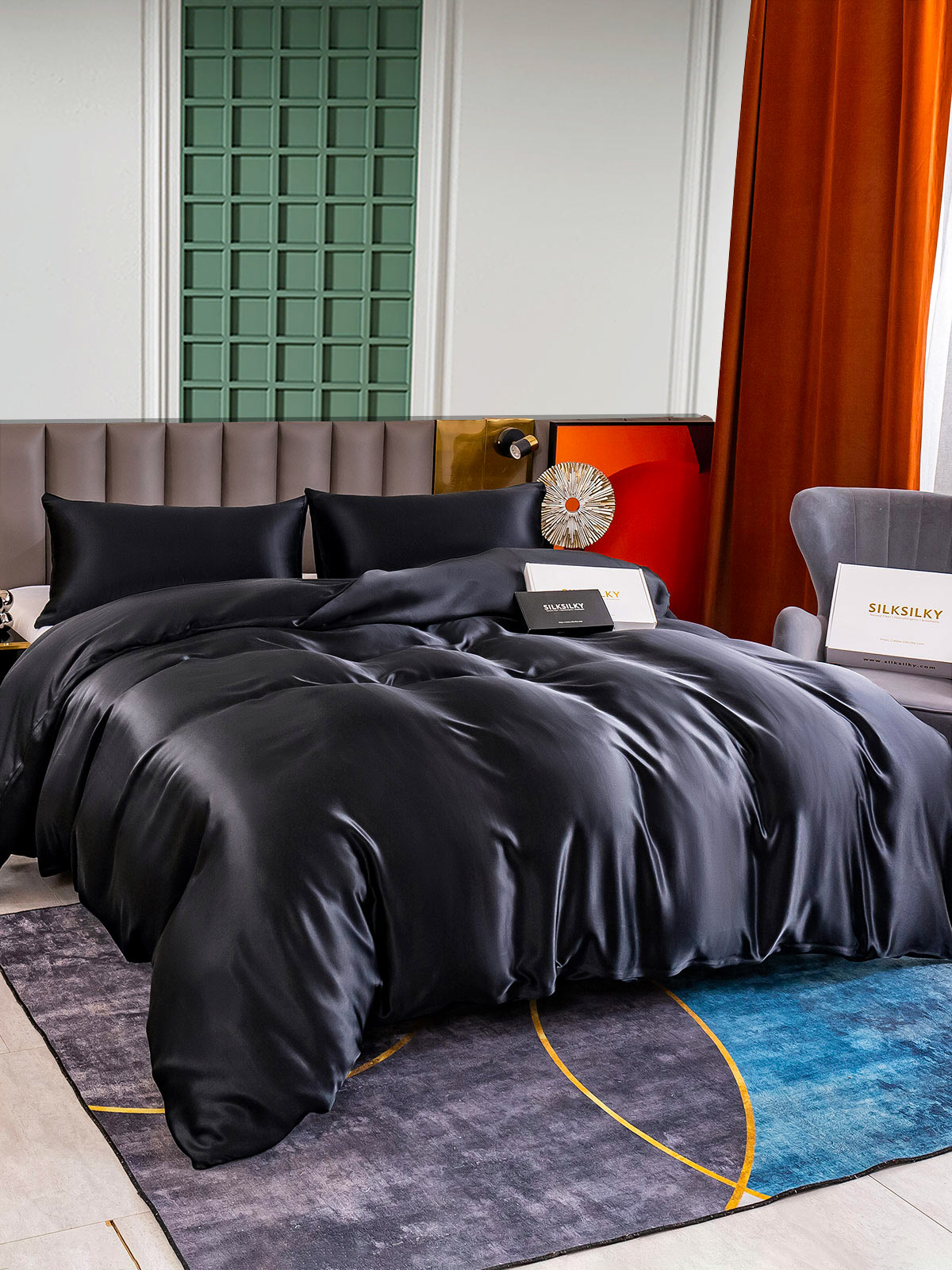 [Musta] SilkSilky-FI 25Momme Bedding Set 003