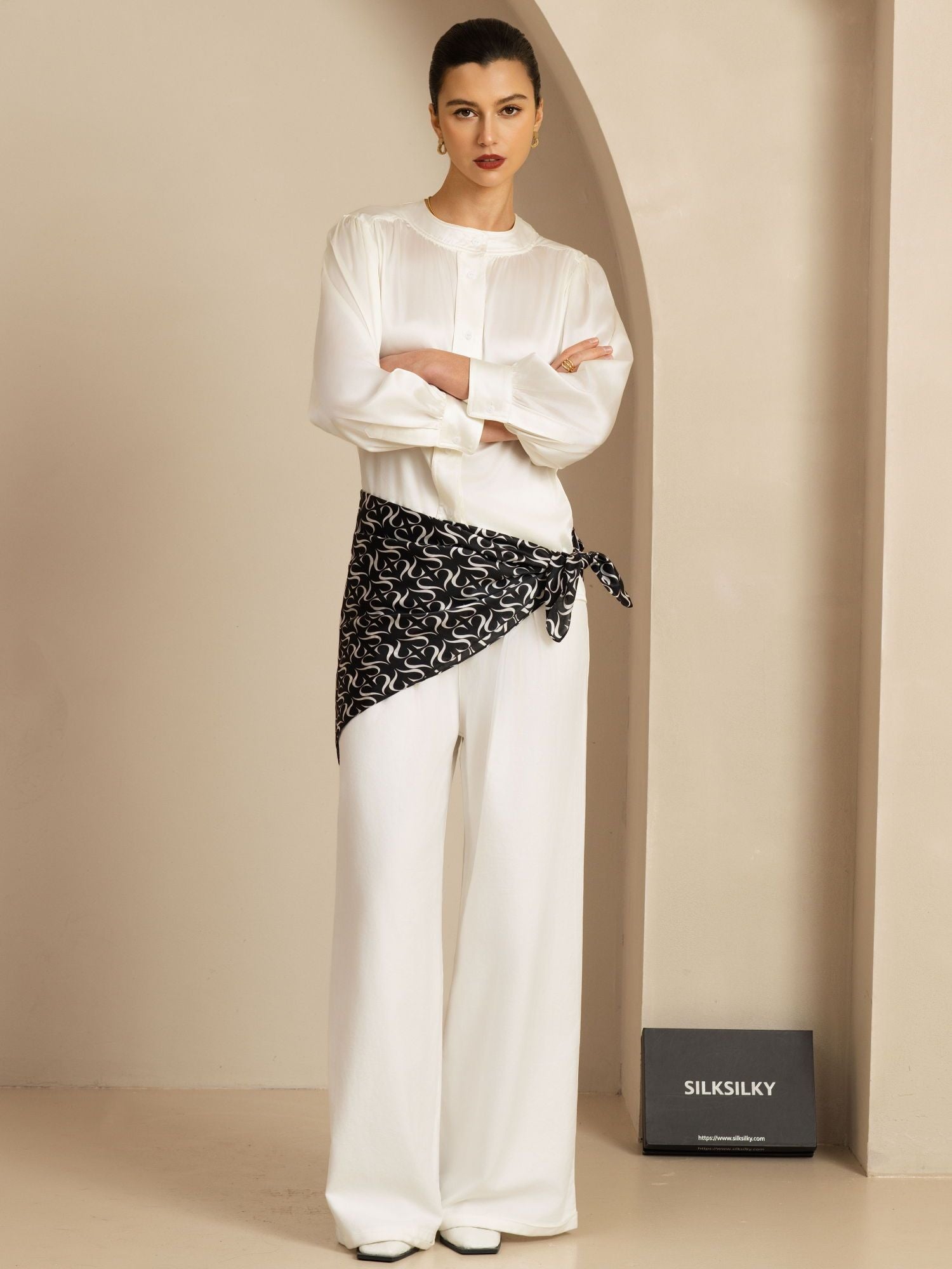 [P112] SilkSilky-FI Scarf 004