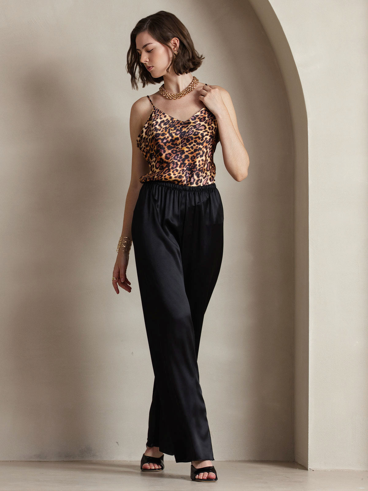 [Leopardi] SilkSilky-FI Camisoles 006