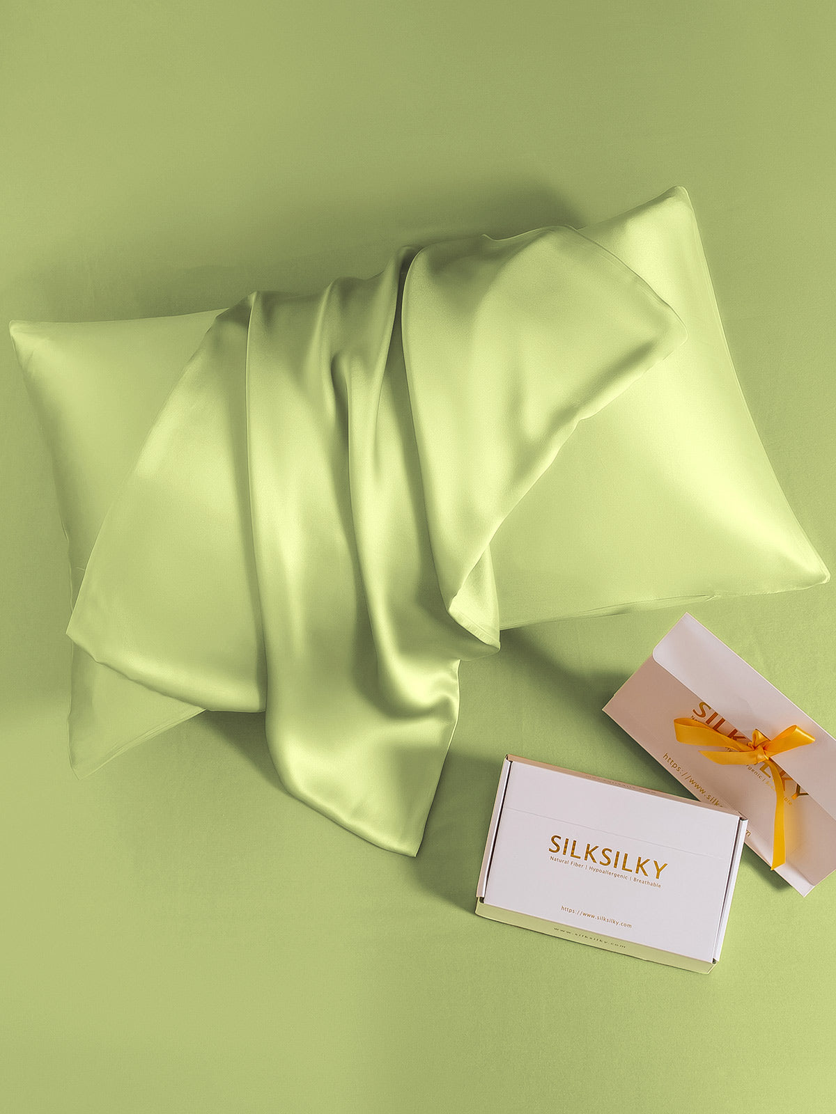 [Mintunvihreä] SilkSilky-FI 19Momme Pillowcase 005