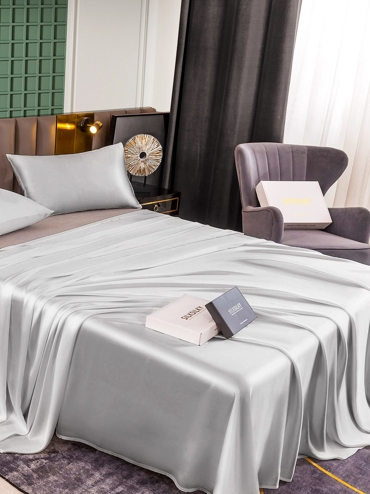[Hopea] SilkSilky-FI 25Momme Bedding Set 004