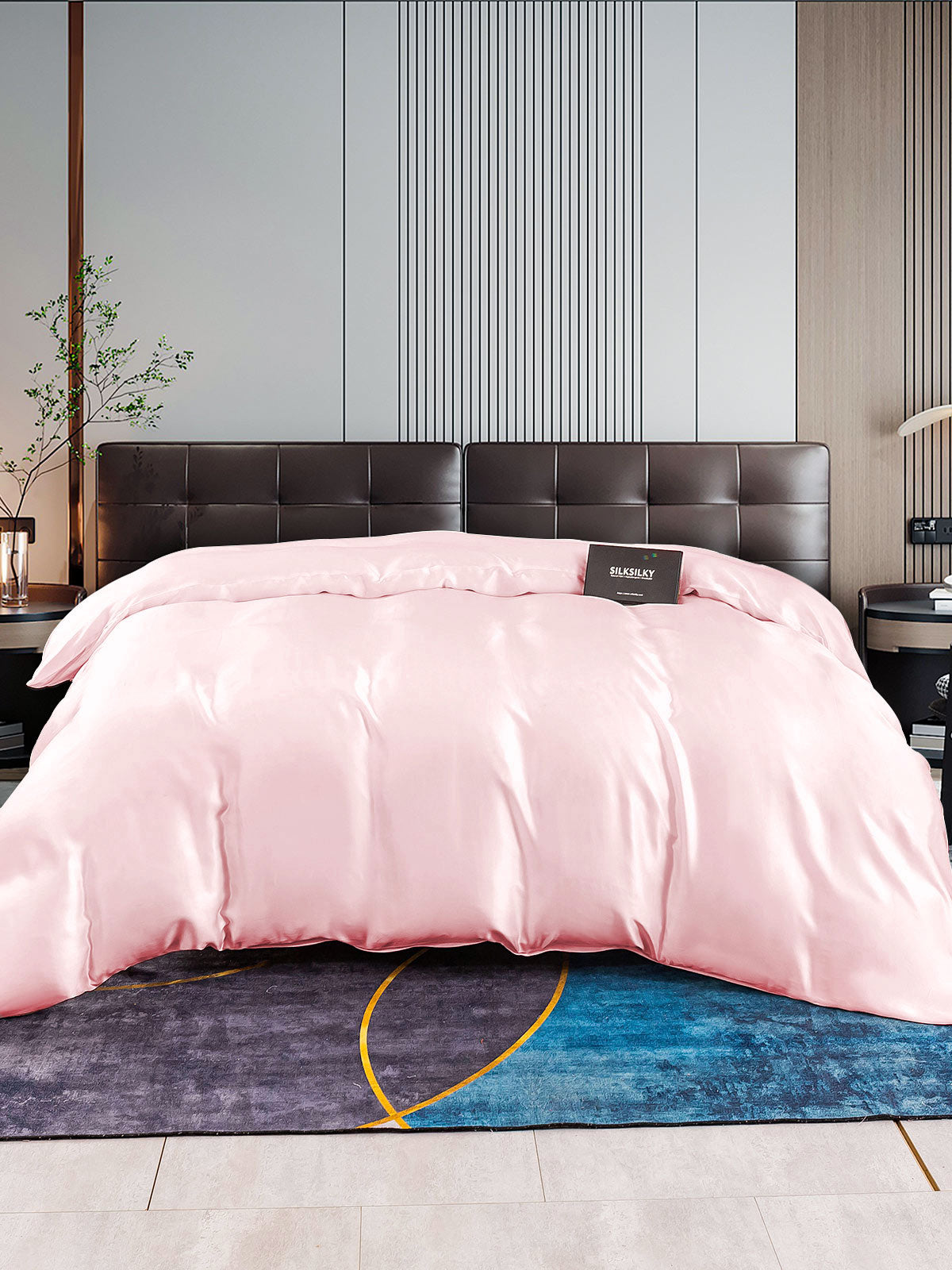 [Pinkki] SilkSilky-FI 22Momme Duvet Cover 001