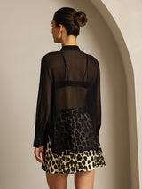 [Musta] SilkSilky-FI Womens Shirt 002