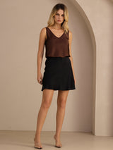 [Musta] SilkSilky-FI Skirt 006