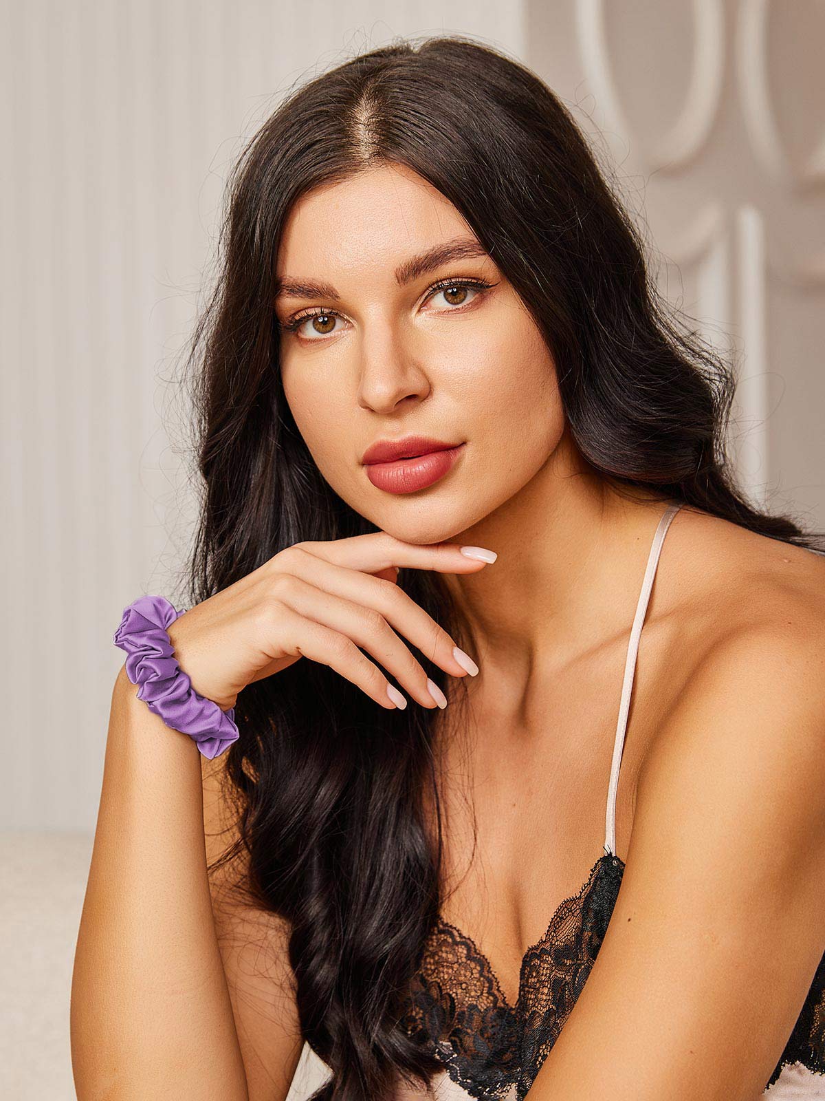 [Laventeli] SilkSilky-FI 19Momme Scrunchie 002