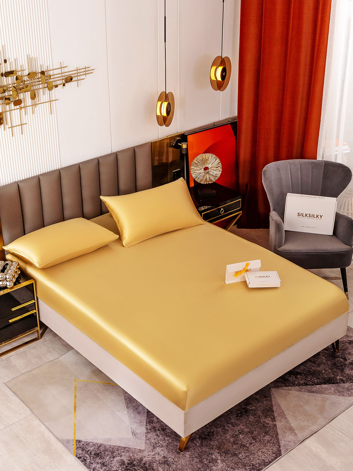 [Samppanja] SilkSilky-FI 19Momme Bedding Set 001