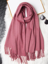 [Vaalean Mauve] SilkSilky-FI Villa Huivi 006