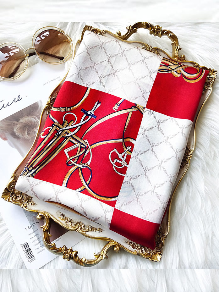 [P022] SilkSilky-FI Pure Silk Scarf 004
