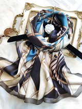 [P087] SilkSilky-FI Pure Silk Scarf 002
