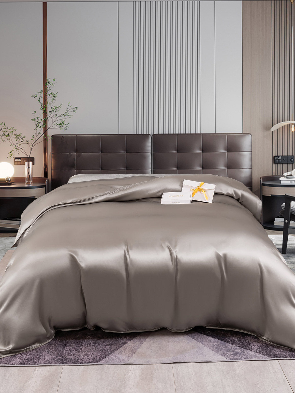 [Harmaa] SilkSilky-FI 22Momme Duvet Cover 001
