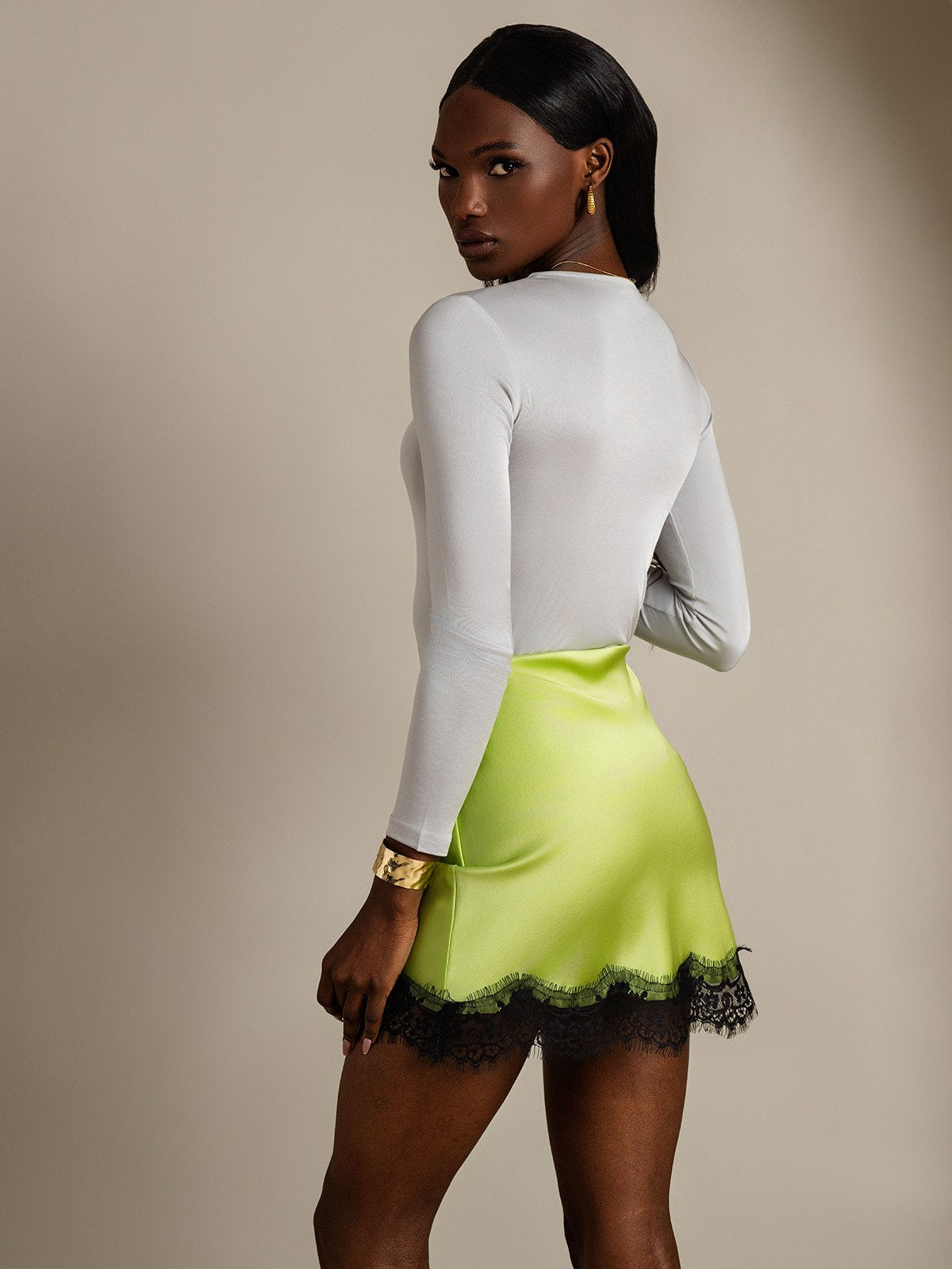 [Vaalean Harmaa] SilkSilky-FI Womens T-Shirt 002,