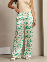 [Vihreä Kukka] SilkSilky-FI 19Momme Womens Pants 001