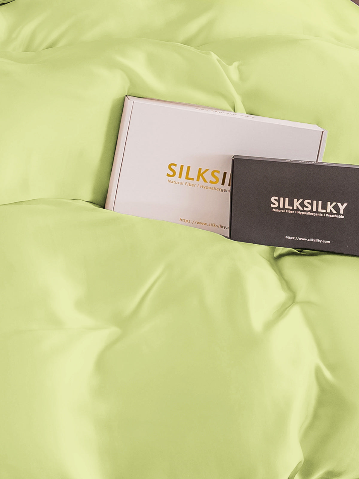 [Mintunvihreä] SilkSilky-FI 19Momme Duvet Covers 003