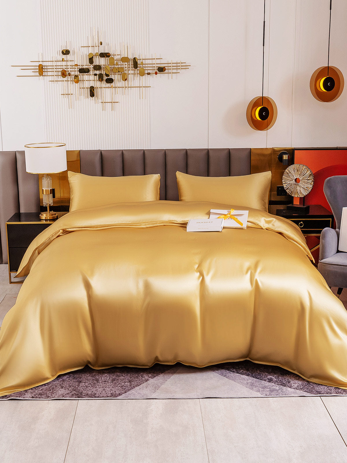 [Samppanja] SilkSilky-FI 19Momme Bedding Set 002