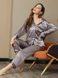 SilkSilky-FI Womens Pajamas Harmaa 001