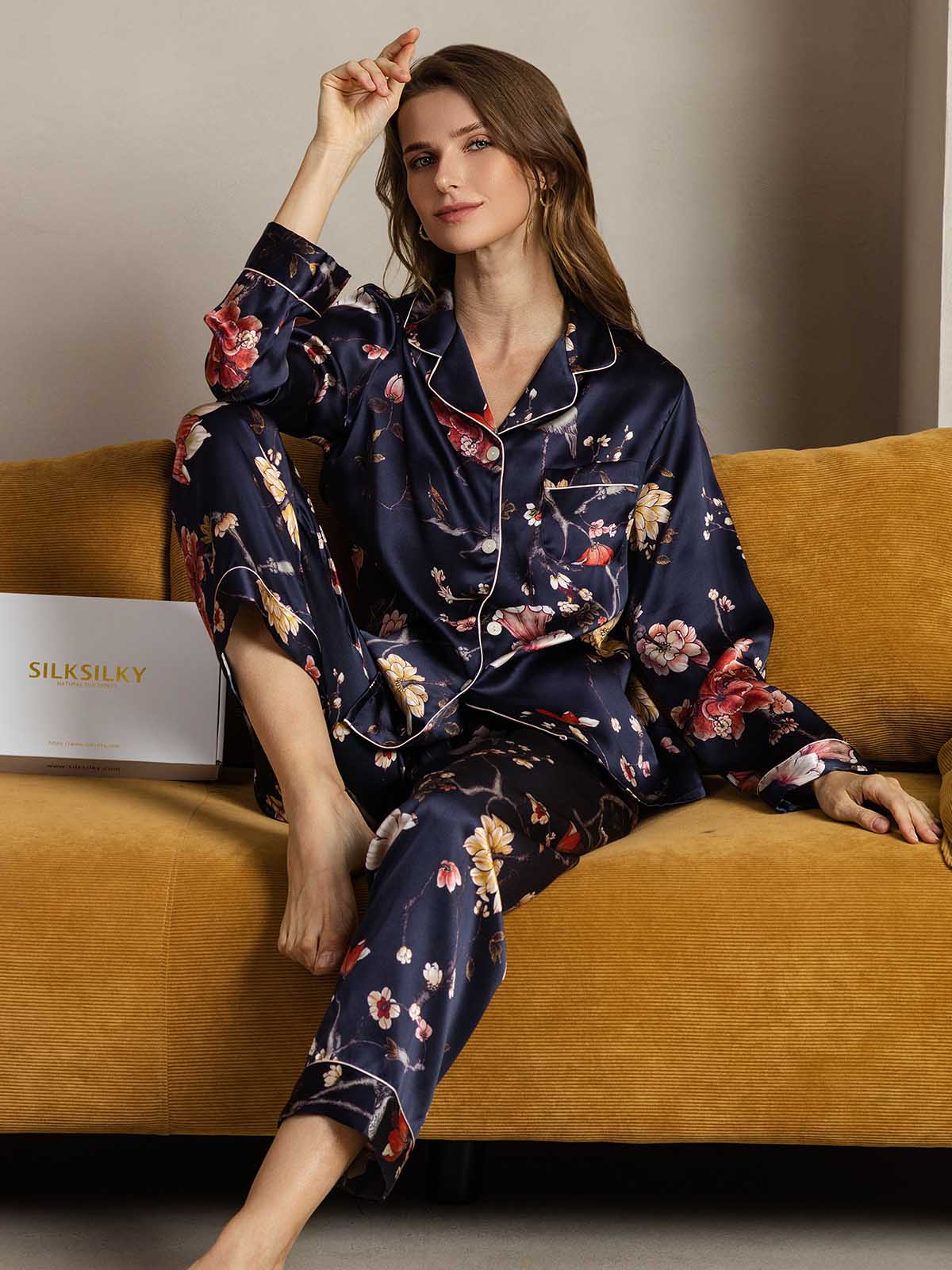 [Laivasto Kukka] SilkSilky-FI Womens Pajamas 003