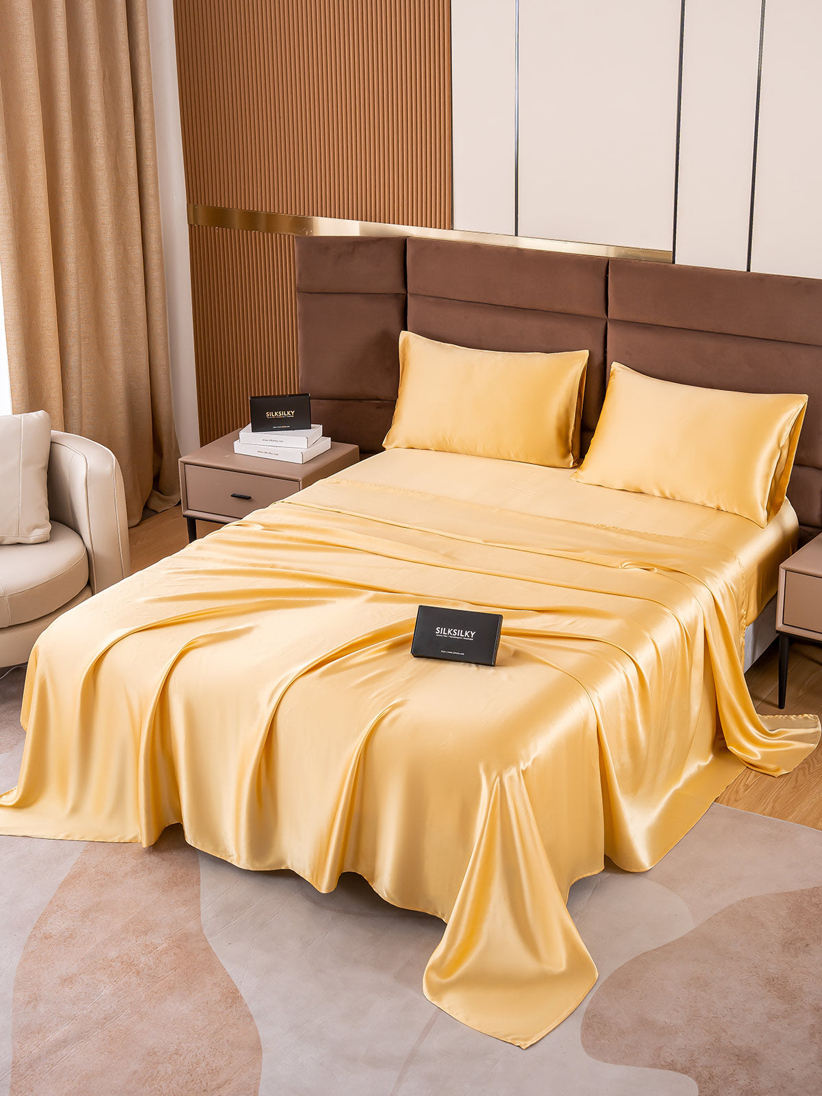 [Samppanja] SilkSilky-FI 19Momme Bedding Set 001