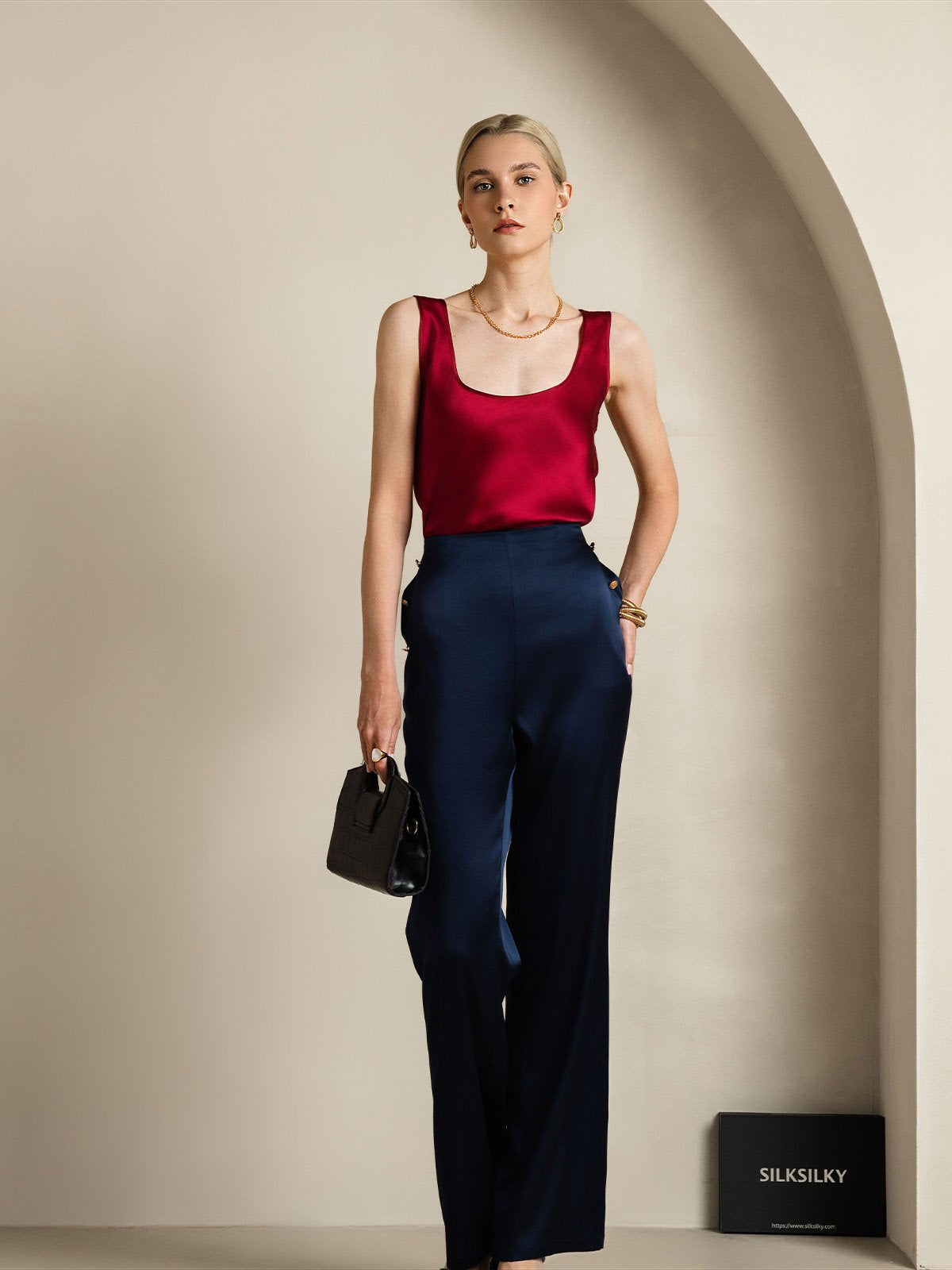 [Viini] SilkSilky-FI 19Momme Camisoles 007