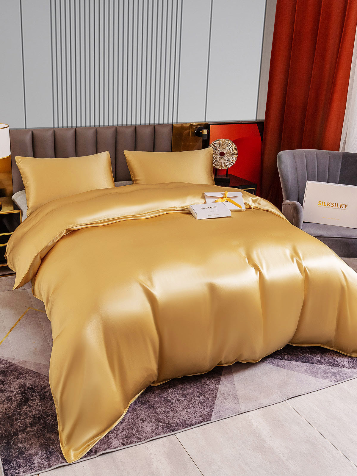 [Samppanja] SilkSilky-FI 22Momme Bedding Set 003
