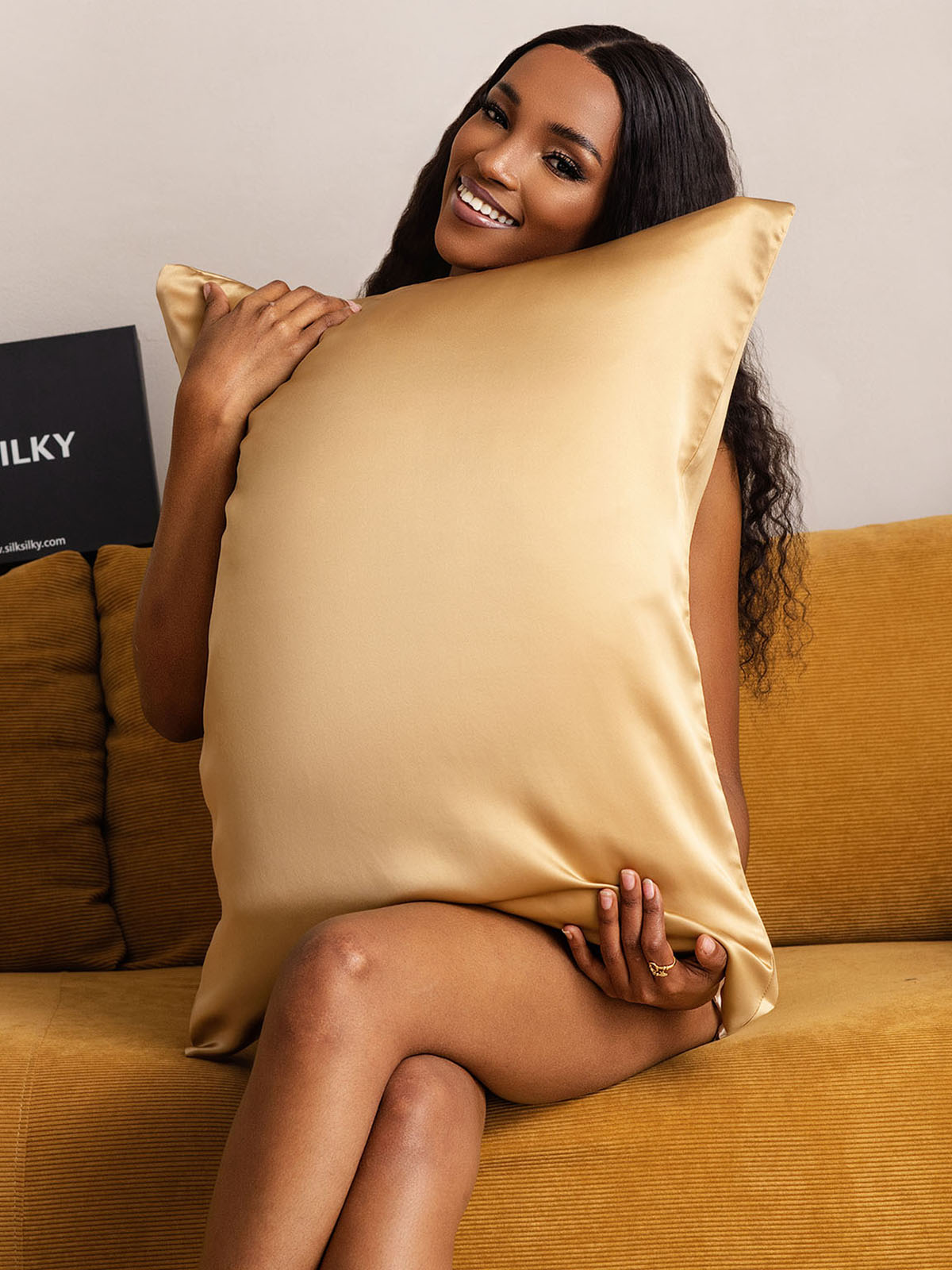 [Tumma Kamel] SilkSilky-FI 22Momme Pillowcase 003