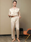 SilkSilky-FI Mens Pajamas Tan 010