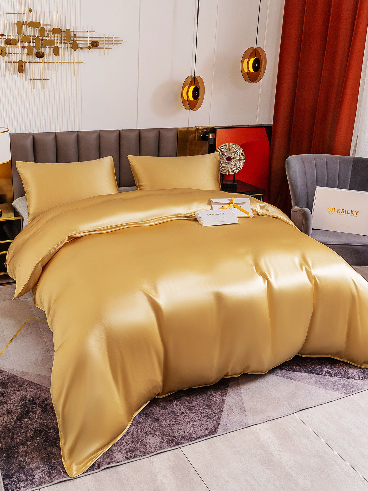 [Samppanja] SilkSilky-FI 19Momme Bedding Set 001
