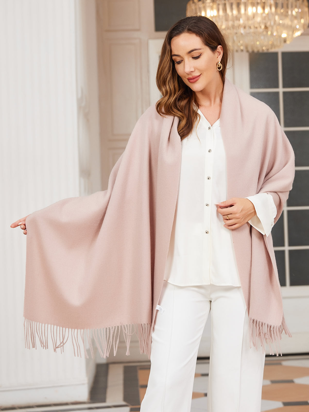 [Vaaleanbeige] SilkSilky-FI Scarf 001