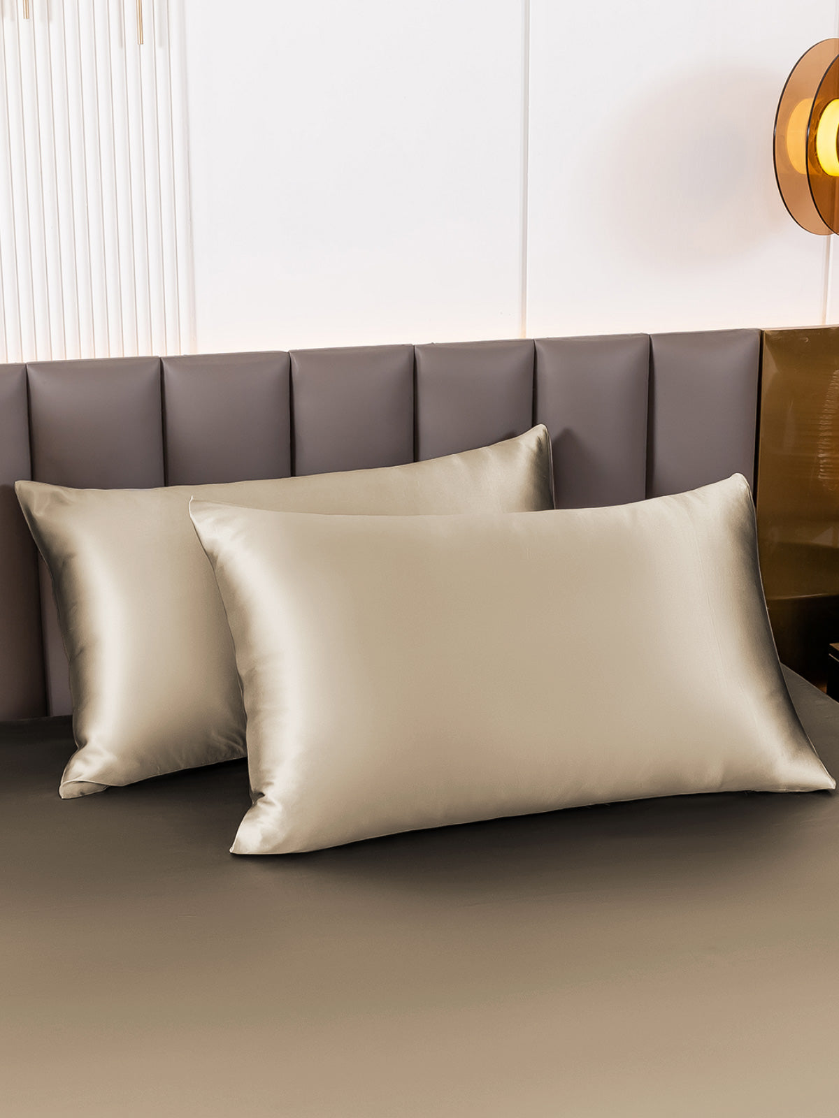 [Khaki] SilkSilky-FI 22Momme Pillowcase 001