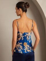 [Navy Lohikäärme] SilkSilky-FI Camisoles 002,