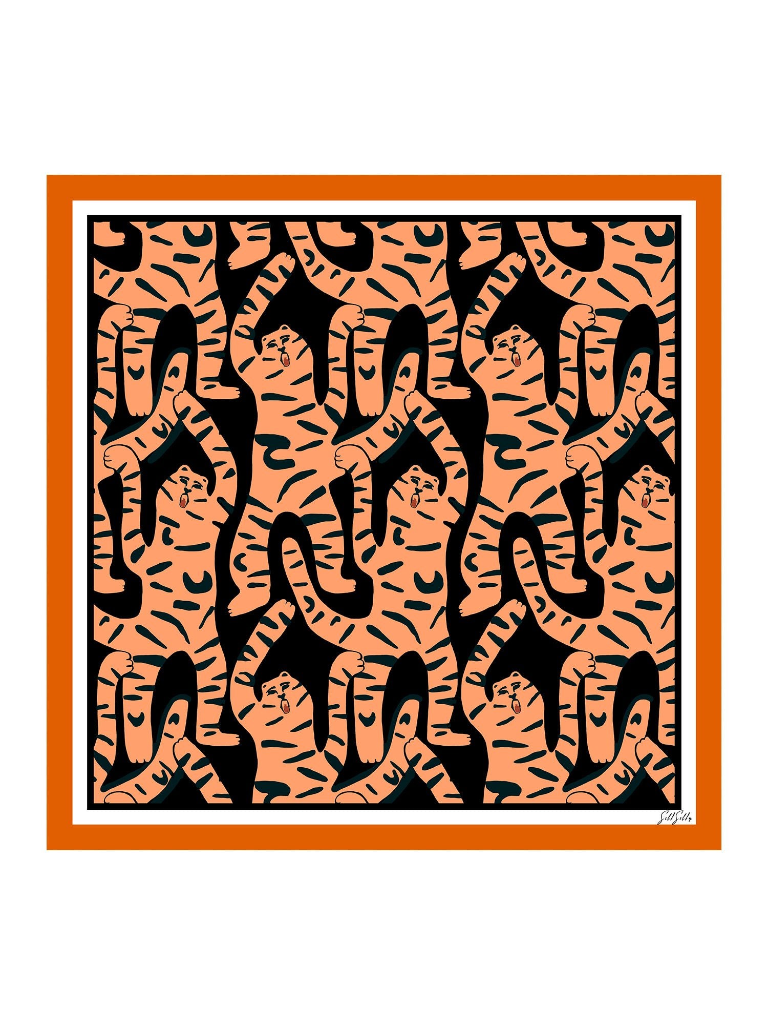 [Musta Tiikeri] SilkSilky-FI Scarf 001