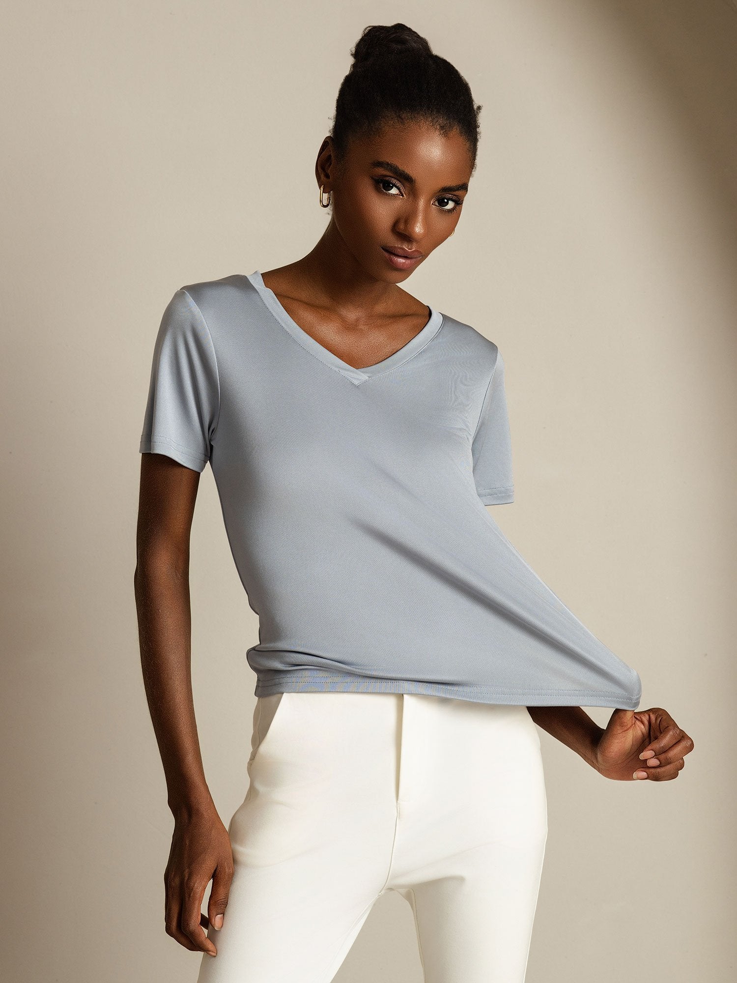 [VaaleanHarmaa] SilkSilky-FI Womens T-Shirt 006