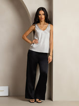 [Hopea] SilkSilky-FI Sleeveless V Neck Camisole Top 005