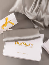 [Harmaa] SilkSilky-FI 19Momme Pillowcase 006