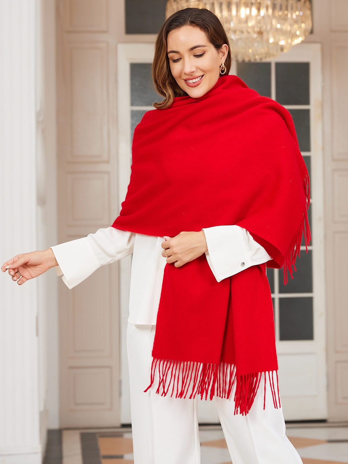 [Punainen] SilkSilky-FI Scarf 002